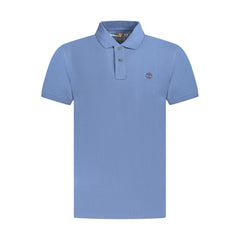Timberland Blue Cotton Men Polo Shirt -   -  Timberland.