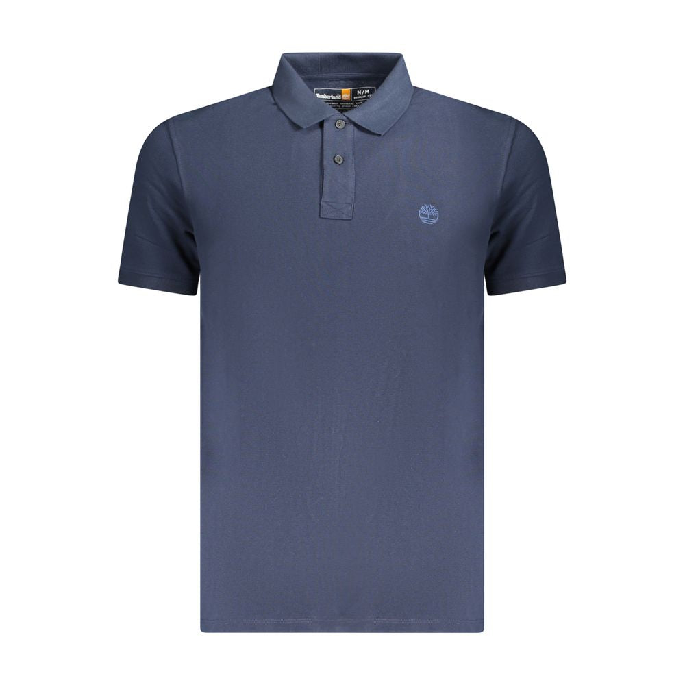 Timberland Blue Cotton Men Polo Shirt -   -  Timberland.