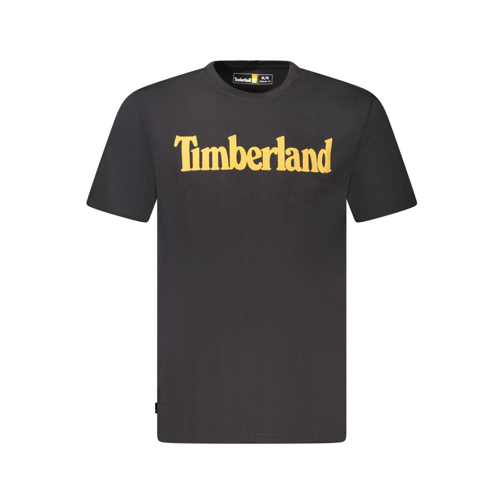 Timberland Black Cotton T-Shirt -   -  Timberland.