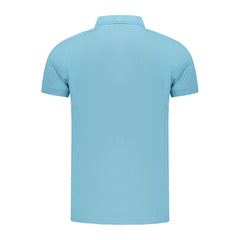 Norway 1963 Light Blue Cotton Men Polo Shirt -   -  Norway 1963.