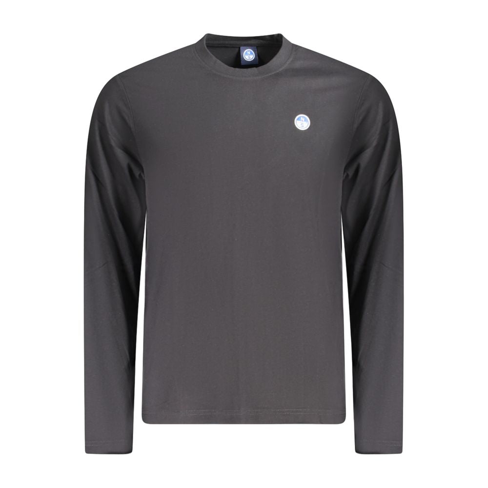 North Sails Black Cotton Men T-Shirt -   -  North Sails.