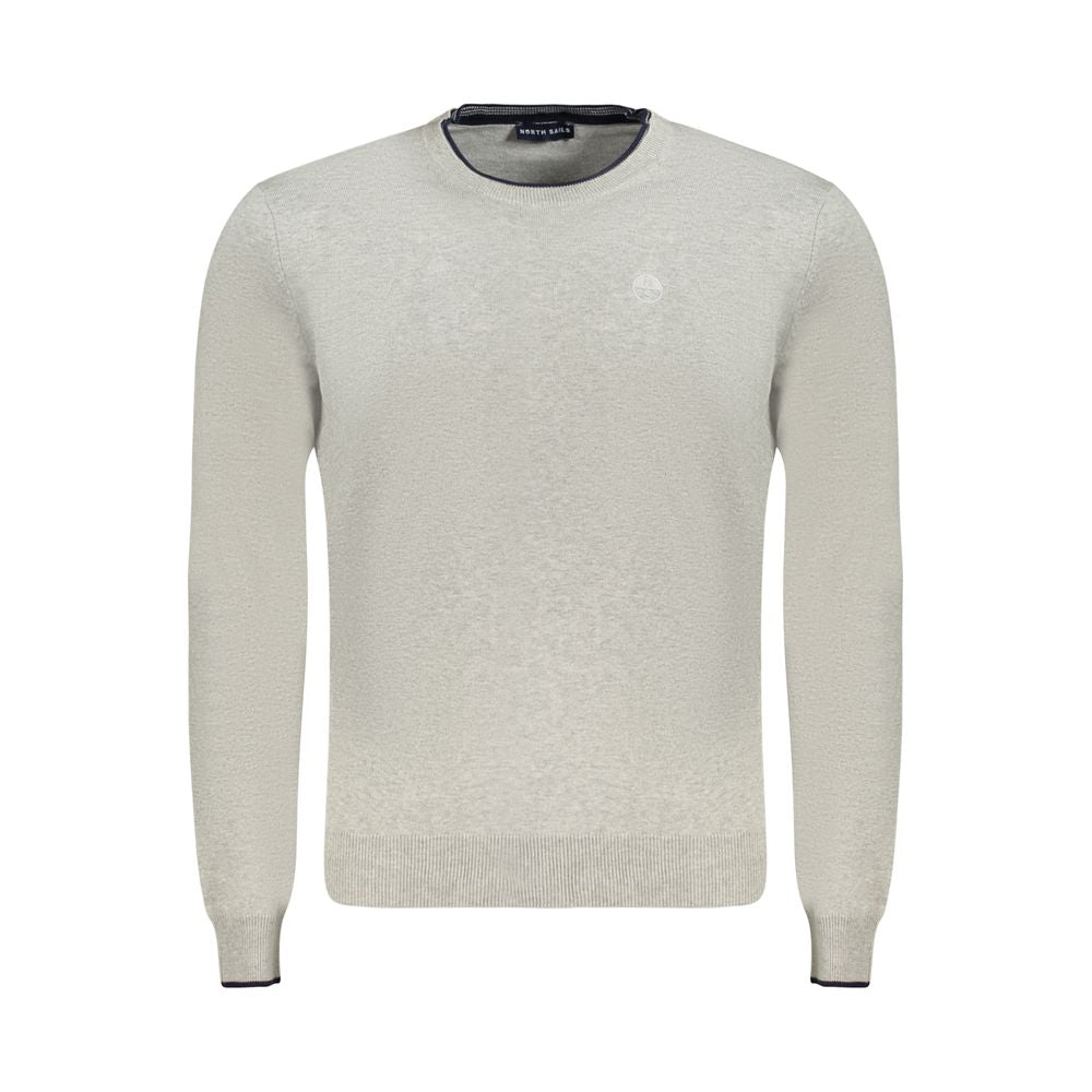 North Sails Brown Cotton Men Sweater -   -  North Sails.