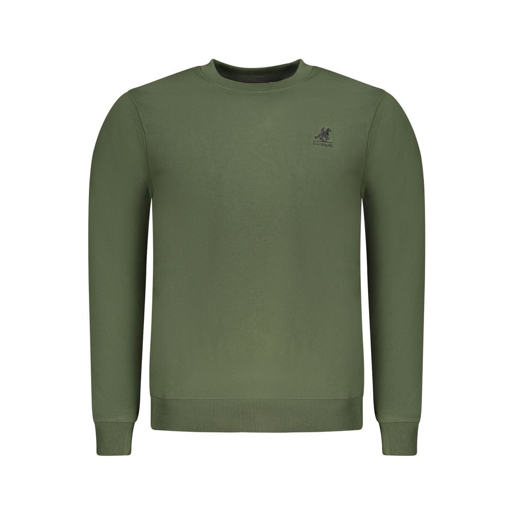 U.S. Grand Polo Green Cotton Sweater -   -  U.S. Grand Polo.