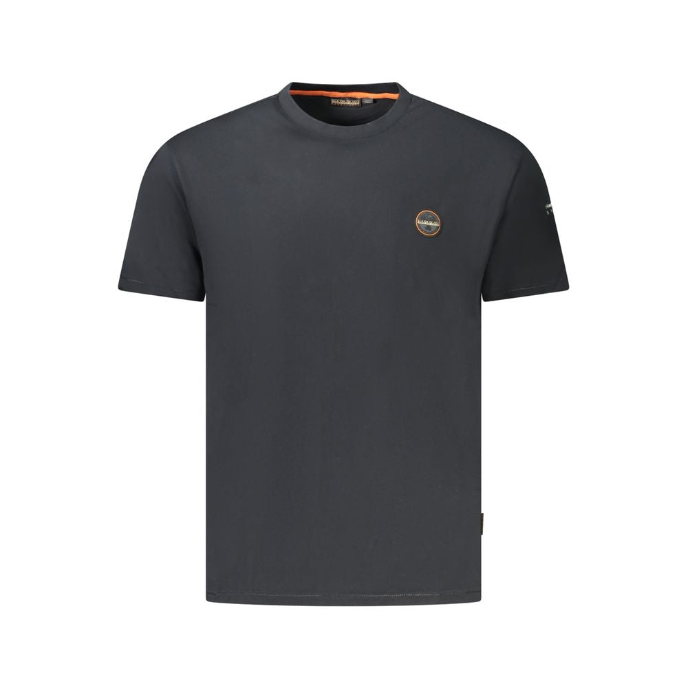 Napapijri Black Cotton Men T-Shirt -   -  Napapijri.