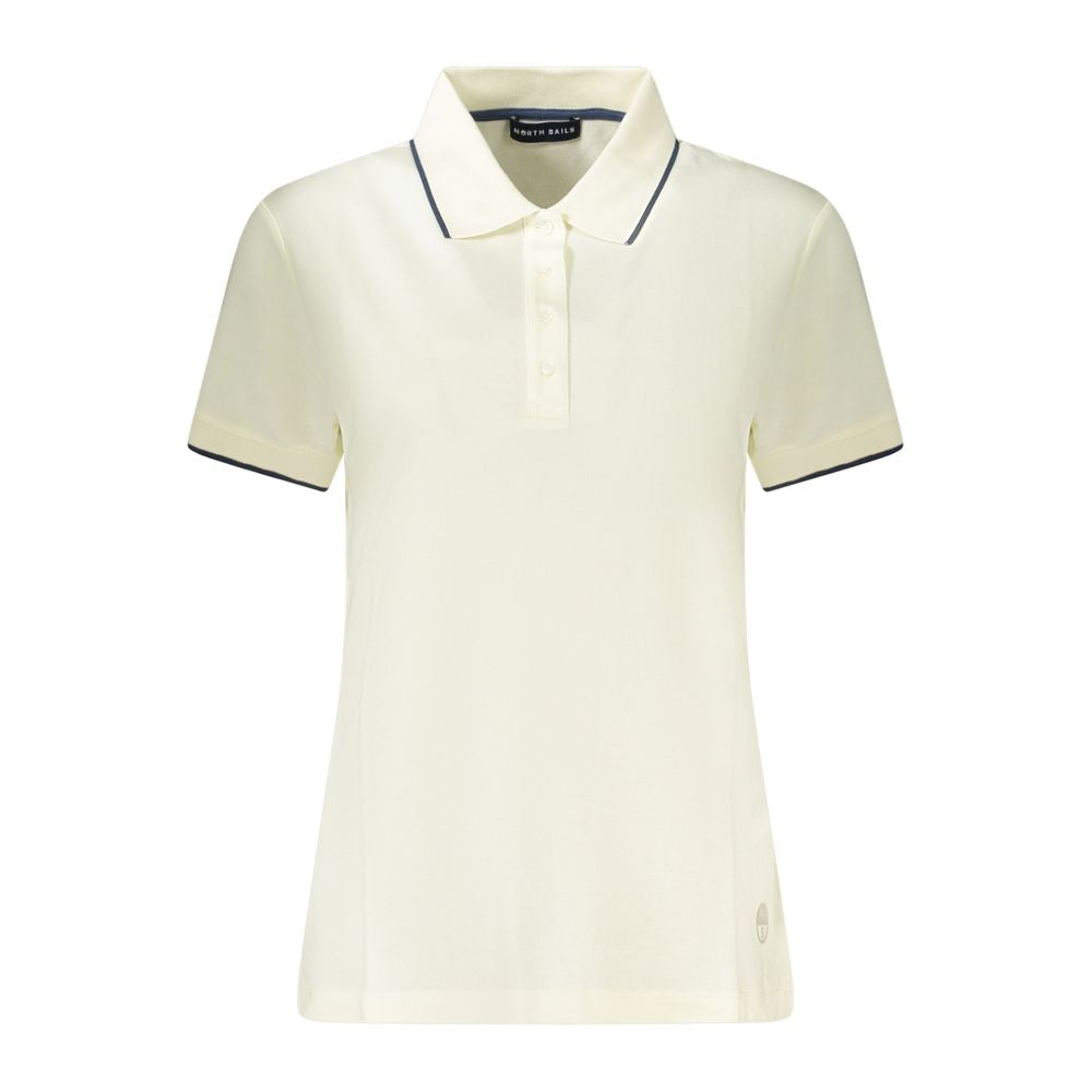 North Sails White Cotton Women Polo Shirt -   -  North Sails.