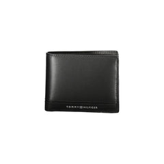 Tommy Hilfiger Black Leather Men Wallet -   -  Tommy Hilfiger.