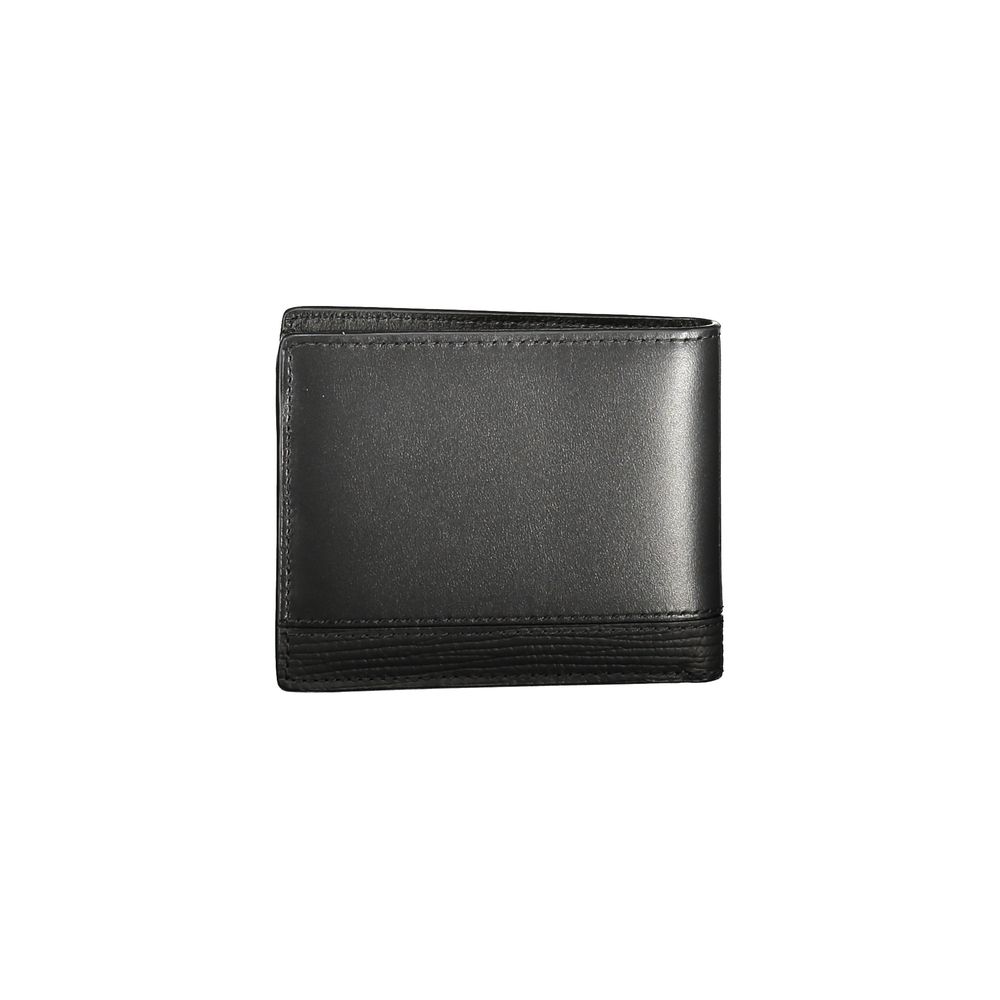 Tommy Hilfiger Black Leather Men Wallet -   -  Tommy Hilfiger.