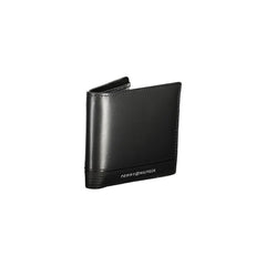 Tommy Hilfiger Black Leather Men Wallet -   -  Tommy Hilfiger.