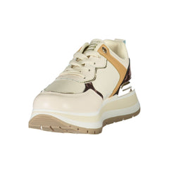 Laura Biagiotti Beige Polyester Women Sneaker -   -  Laura Biagiotti.