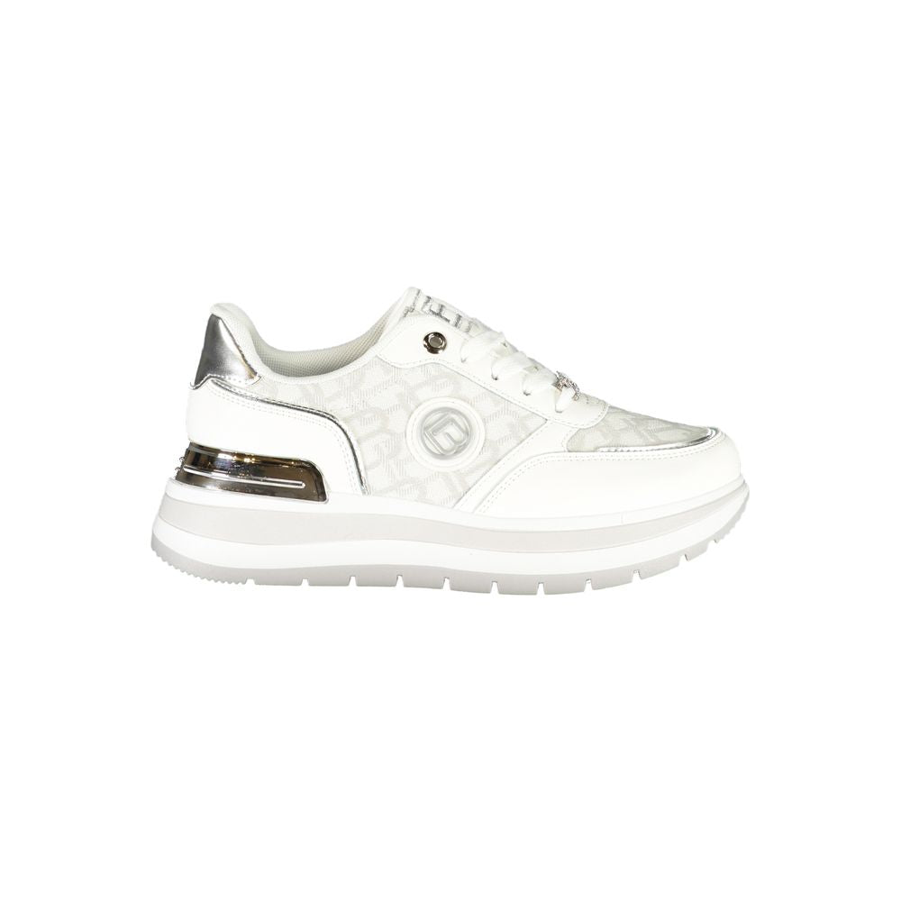Laura Biagiotti White Polyester Women Sneaker -   -  Laura Biagiotti.