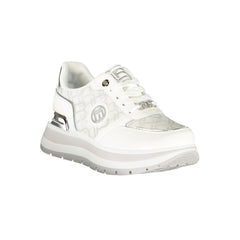Laura Biagiotti White Polyester Women Sneaker -   -  Laura Biagiotti.