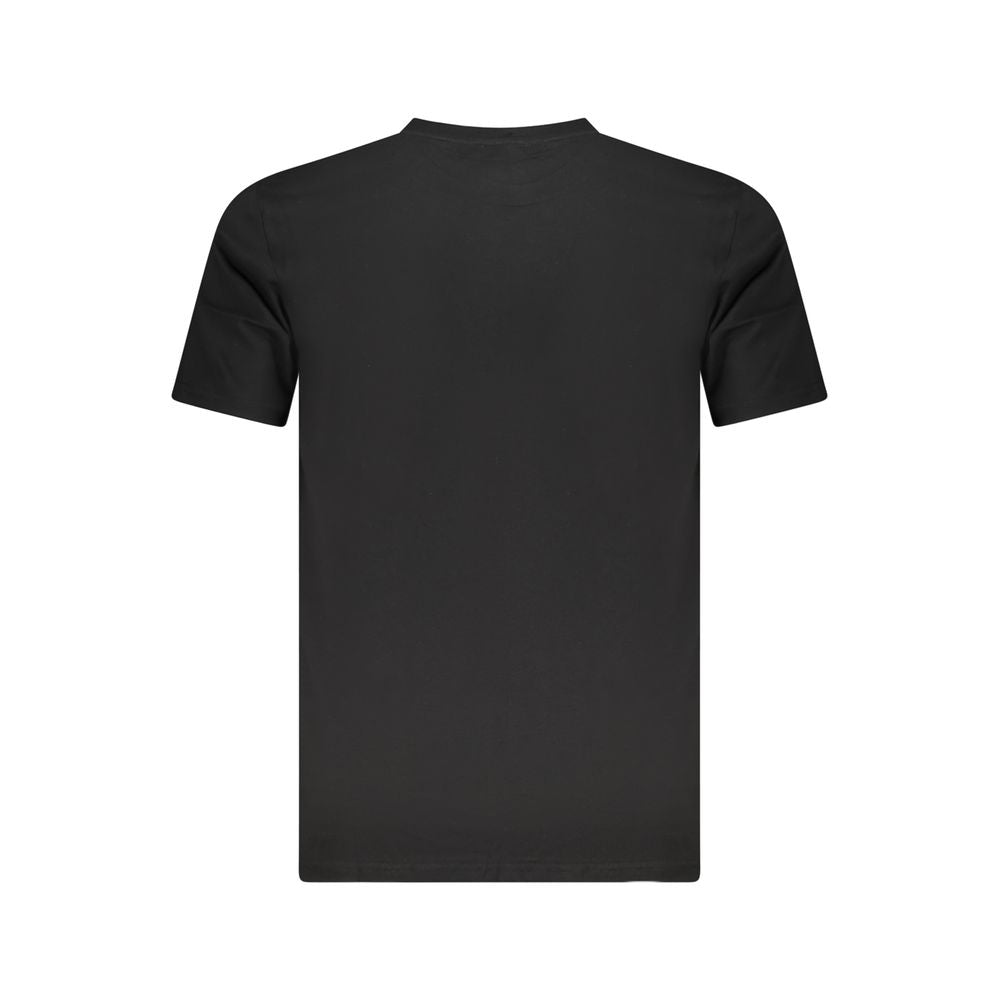 Cavalli Class Black Cotton Men T-Shirt -   -  Cavalli Class.
