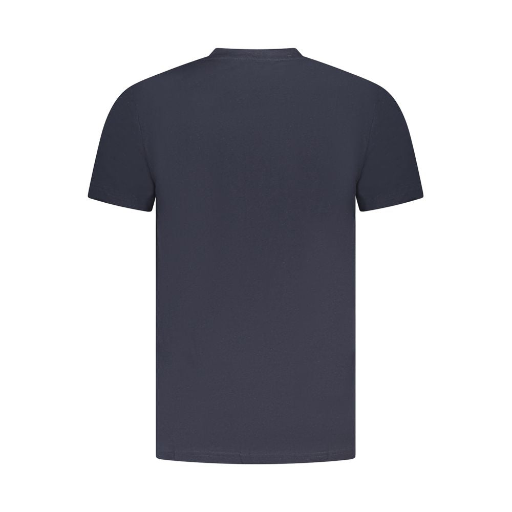 Cavalli Class Blue Cotton Men T-Shirt -   -  Cavalli Class.