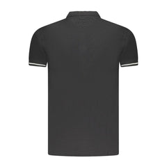 Cavalli Class Black Cotton Men Polo Shirt -   -  Cavalli Class.