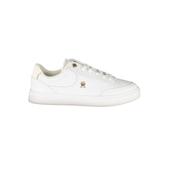 Tommy Hilfiger White Leather Women Sneaker -   -  Tommy Hilfiger.