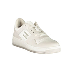 Tommy Hilfiger White Leather Men Sneaker -   -  Tommy Hilfiger.