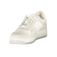 Tommy Hilfiger White Leather Men Sneaker -   -  Tommy Hilfiger.