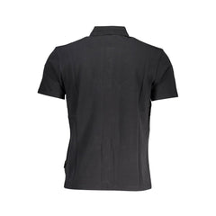 Napapijri Black Cotton Men Polo Shirt -   -  Napapijri.
