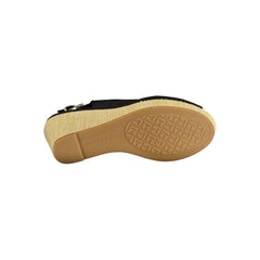 Tommy Hilfiger Black Cotton Women Sandal -   -  Tommy Hilfiger.
