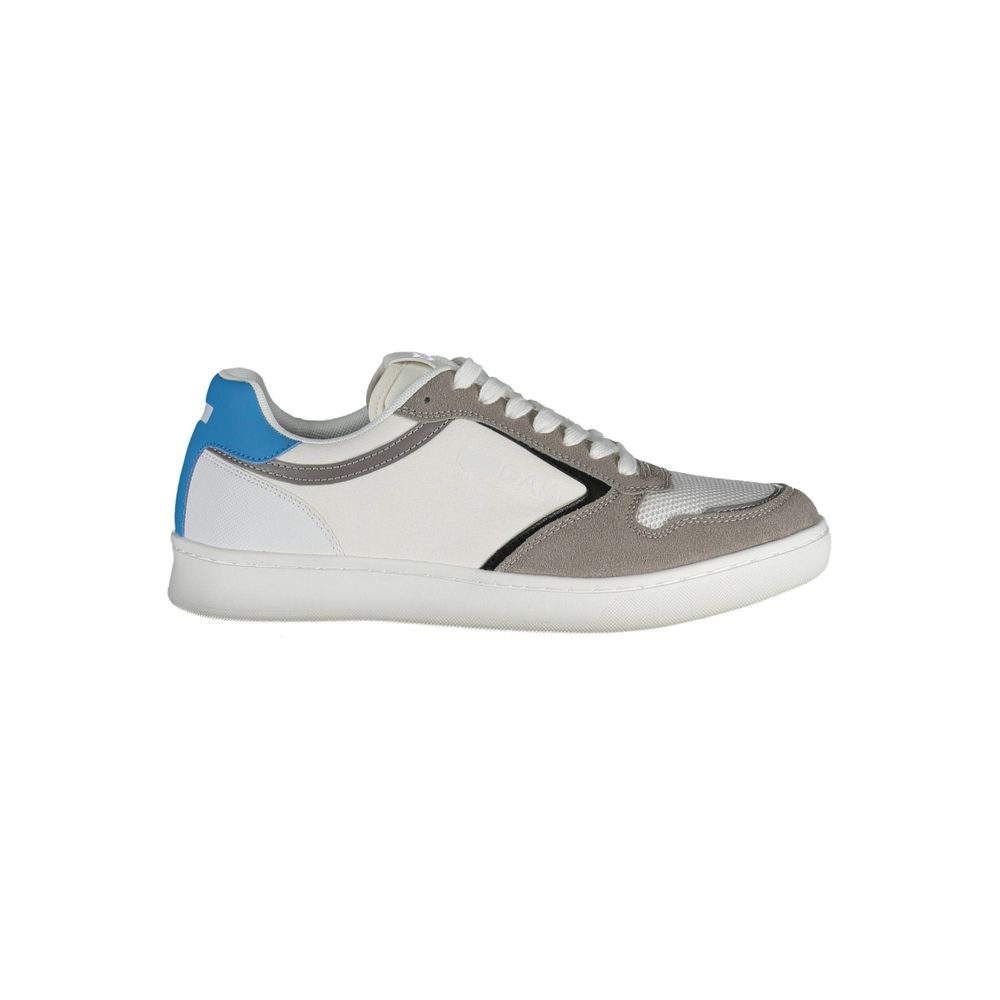 Gas White Polyester Men Sneaker -   -  Gas.