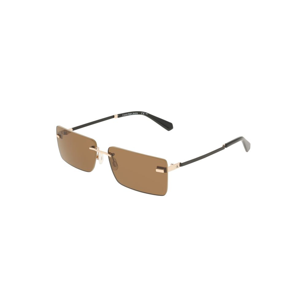Calvin Klein Beige Metal Women Sunglass -   -  Calvin Klein.