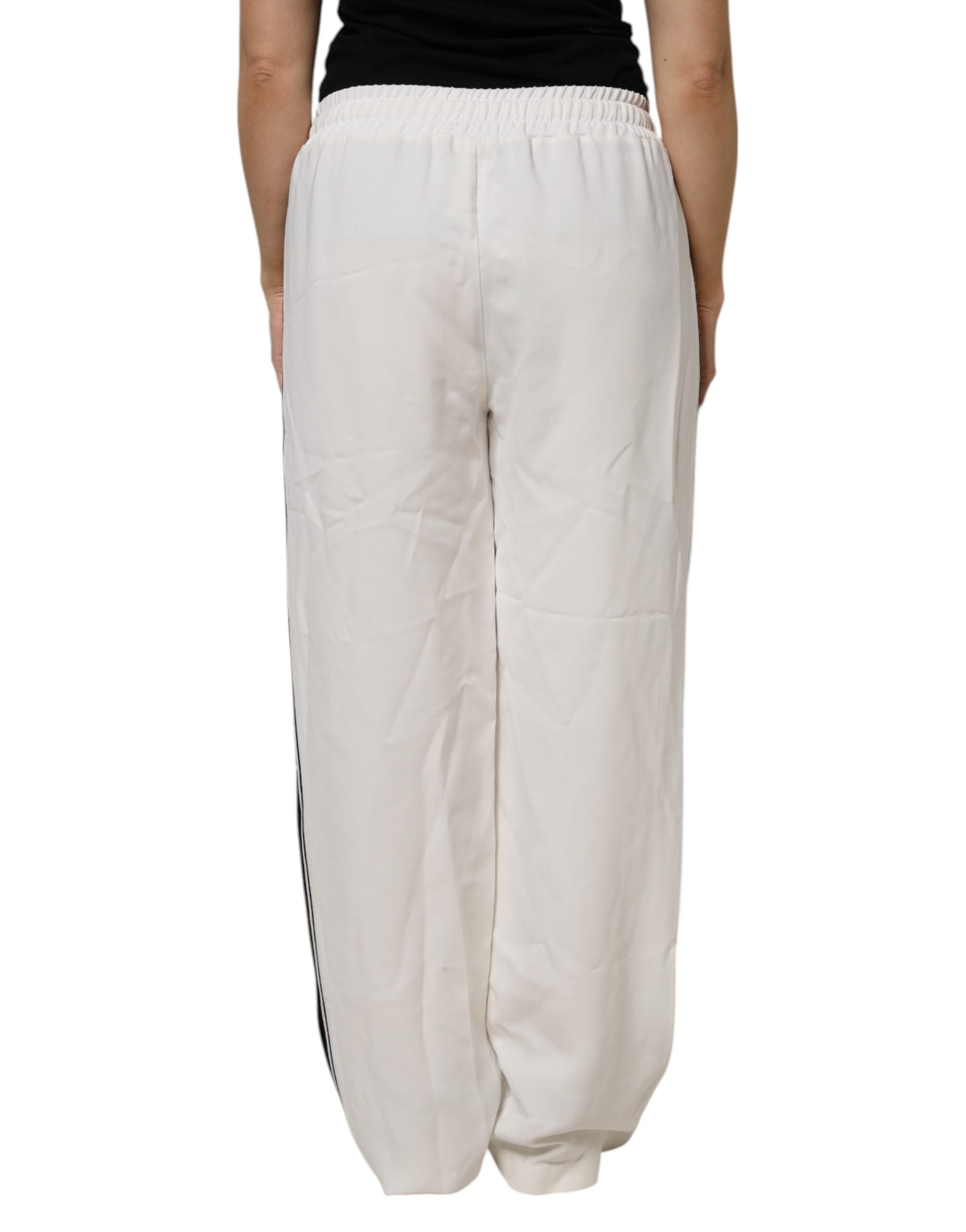Dolce & Gabbana White Jogger Sweatpants Pants -   -  Dolce & Gabbana.