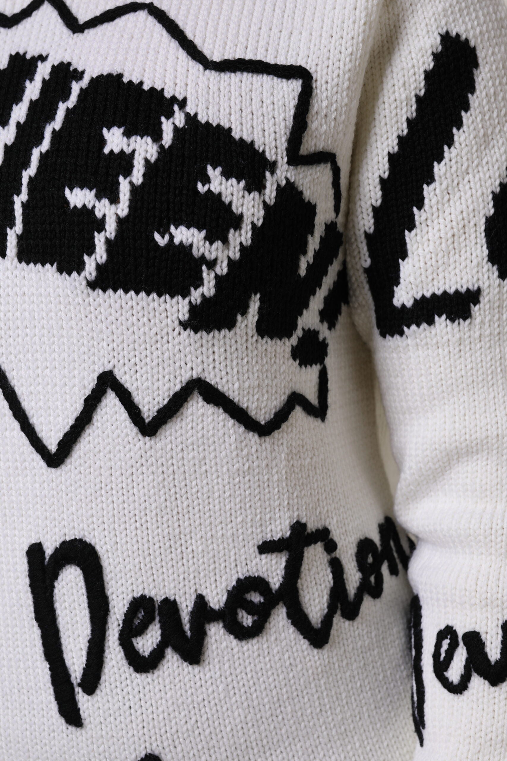 Dolce & Gabbana White Wool Knit Crew Neck Pullover Sweater -   -  Dolce & Gabbana.