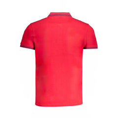 Cavalli Class Red Cotton Polo Shirt -   -  Cavalli Class.