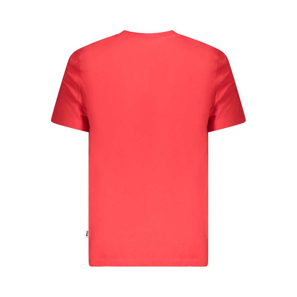 Fila Red Cotton Men T-Shirt -   -  Fila.