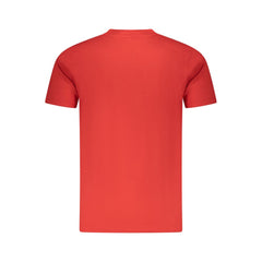 Cavalli Class Red Cotton Men T-Shirt -   -  Cavalli Class.