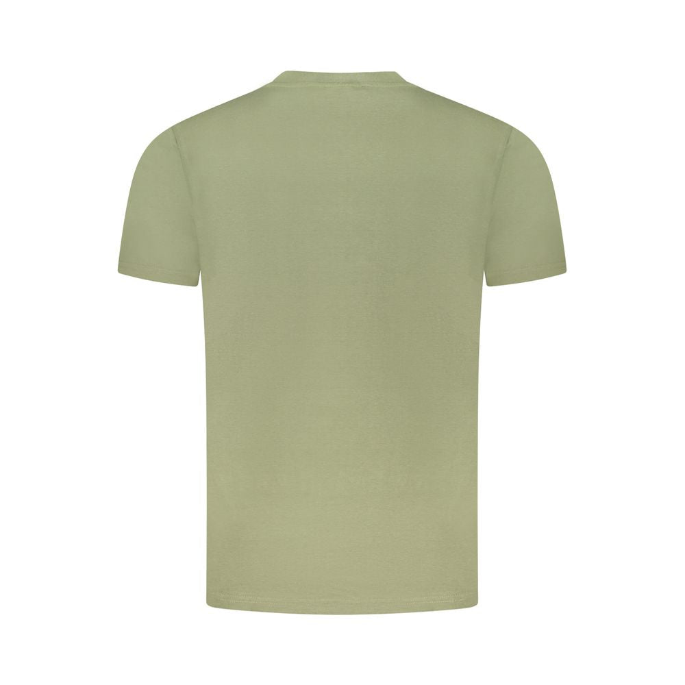 Cavalli Class Green Cotton Men T-Shirt -   -  Cavalli Class.