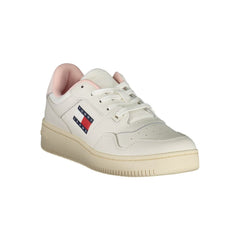 Tommy Hilfiger White Leather Women Sneaker -   -  Tommy Hilfiger.