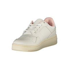 Tommy Hilfiger White Leather Women Sneaker -   -  Tommy Hilfiger.