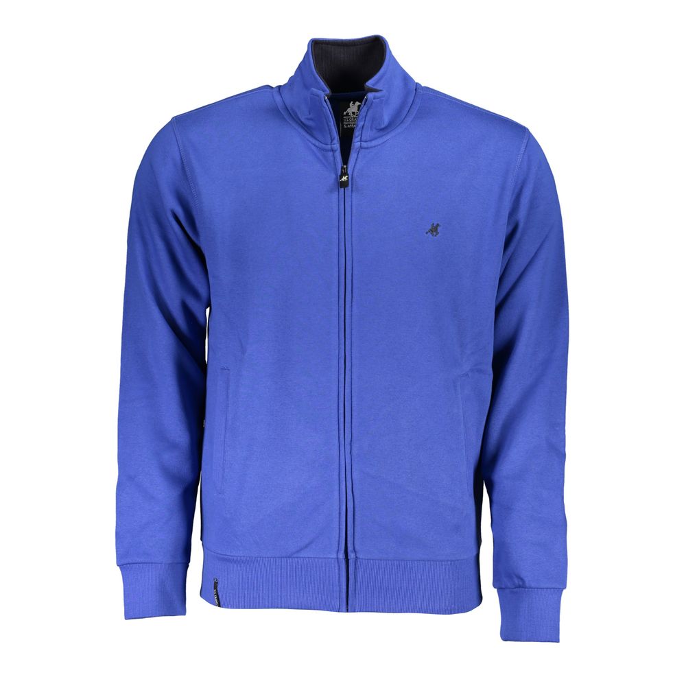 U.S. Grand Polo Chic Long Sleeve Zip-Up Polo Sweatshirt -   -  U.S. Grand Polo.