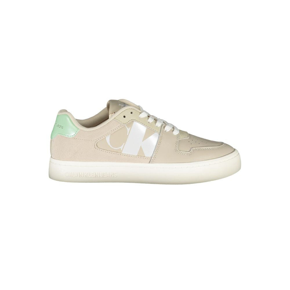 Calvin Klein Beige Polyester Sneaker -   -  Calvin Klein.