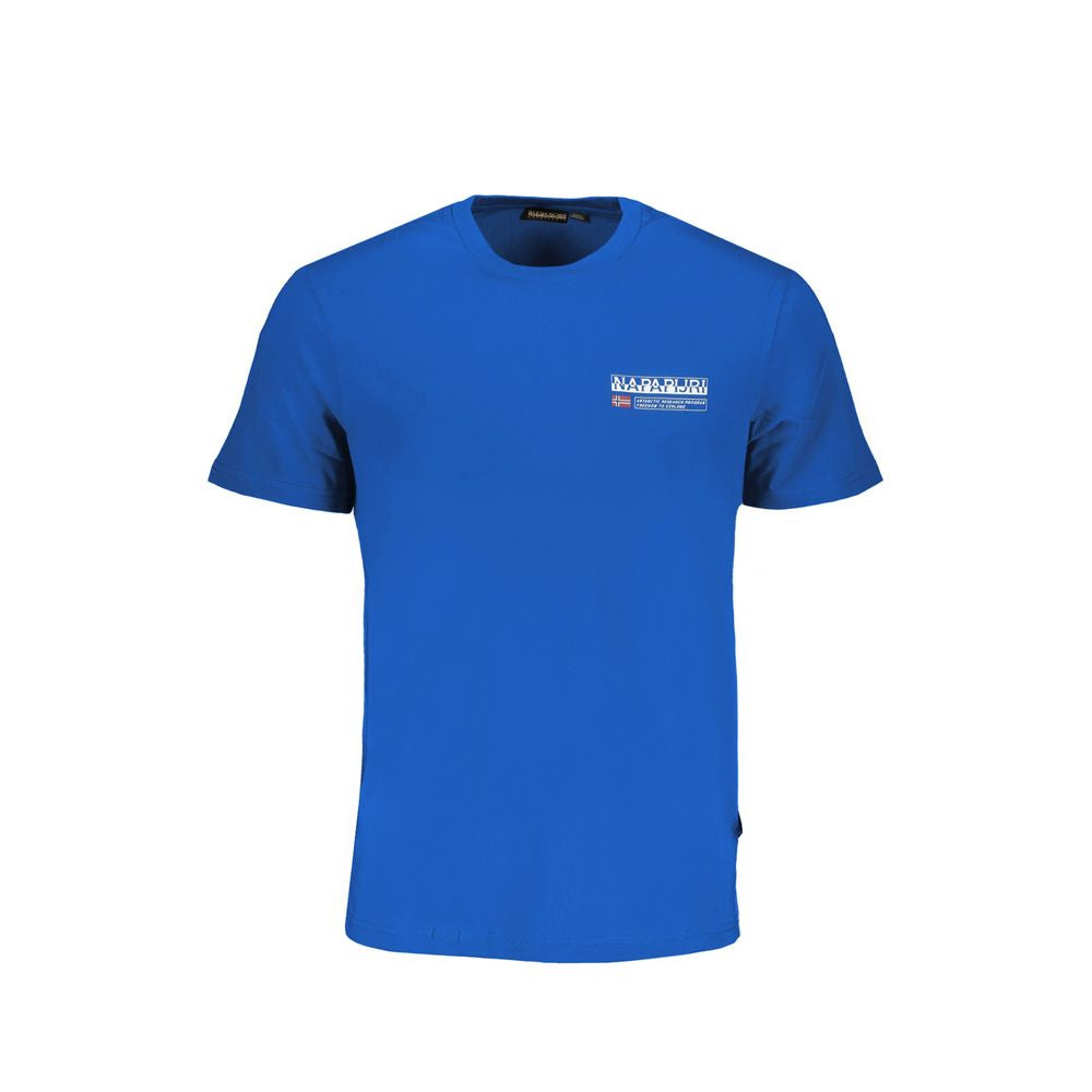 Napapijri Blue Cotton T-Shirt -   -  Napapijri.