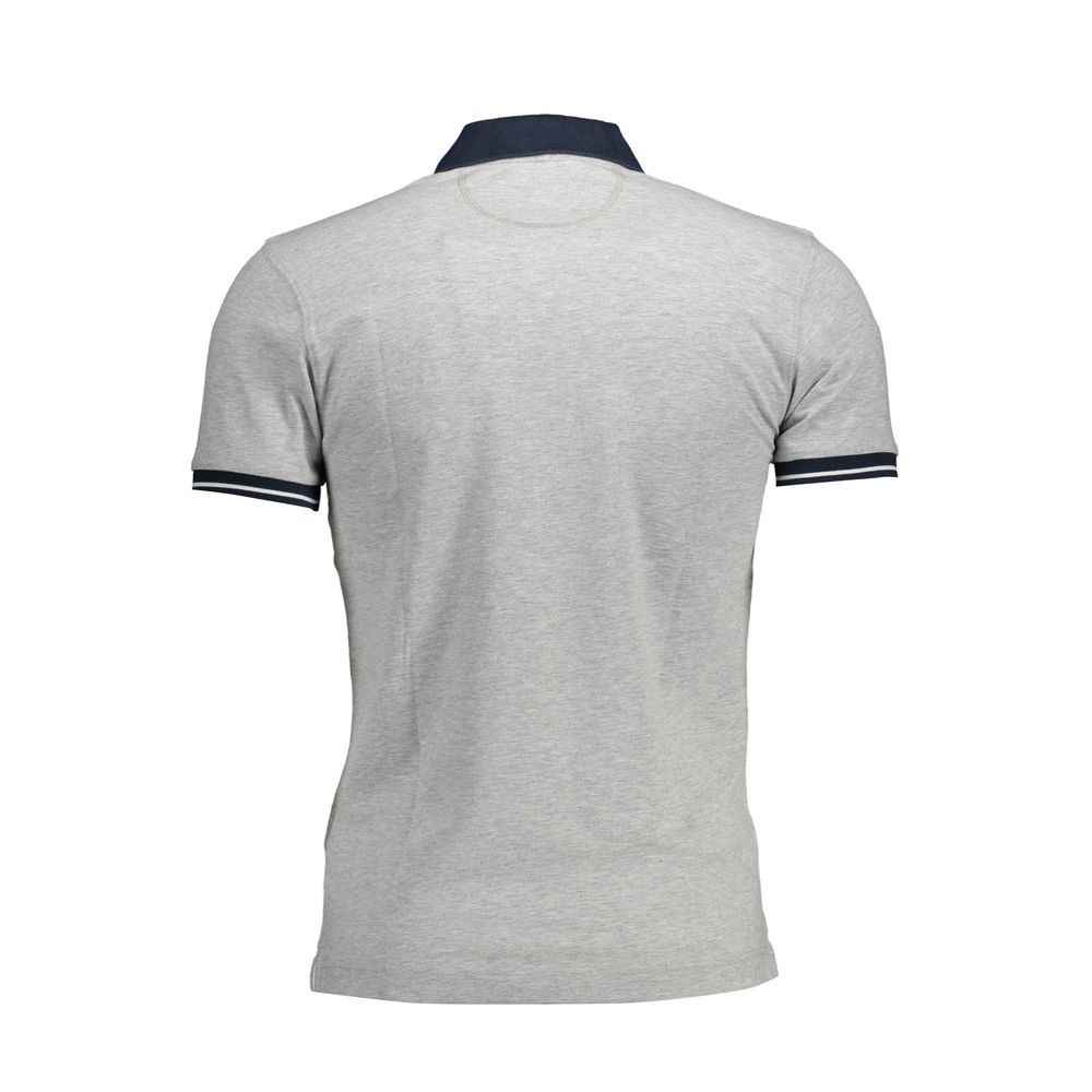 La Martina Gray Cotton Men Polo Shirt -   -  La Martina.