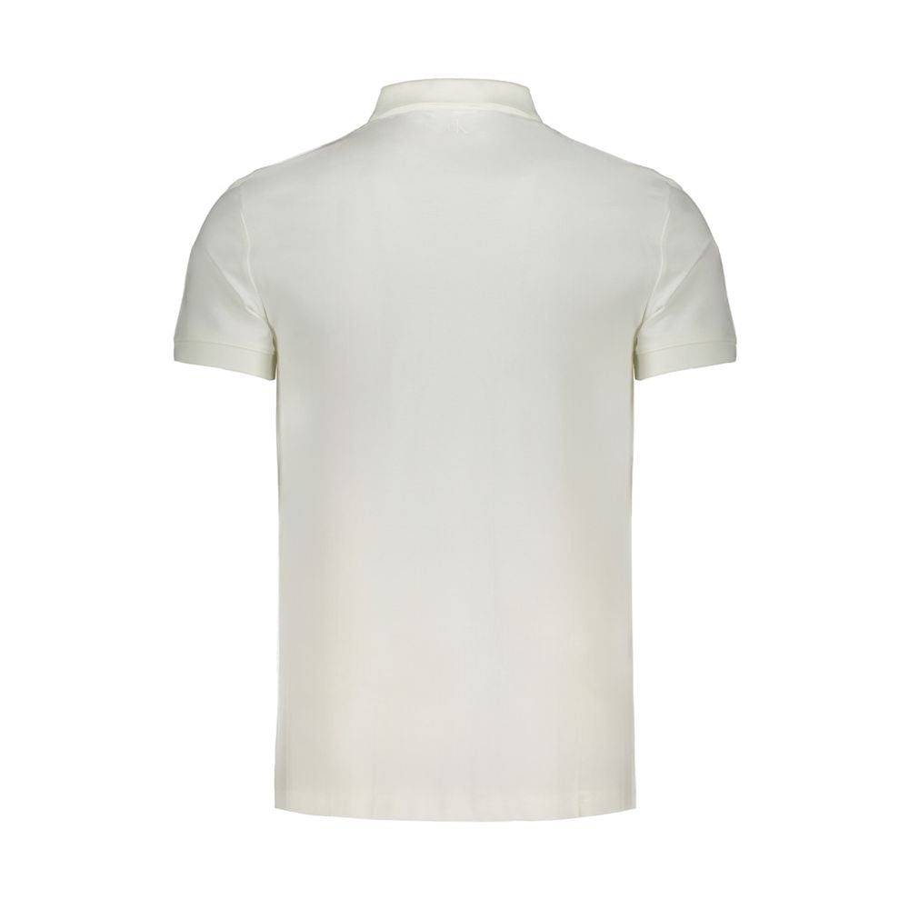Calvin Klein White Cotton Polo Shirt -   -  Calvin Klein.