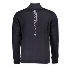 U.S. Grand Polo Chic Fleece-Lined Sweatshirt with Contrast Zip Detail -   -  U.S. Grand Polo.