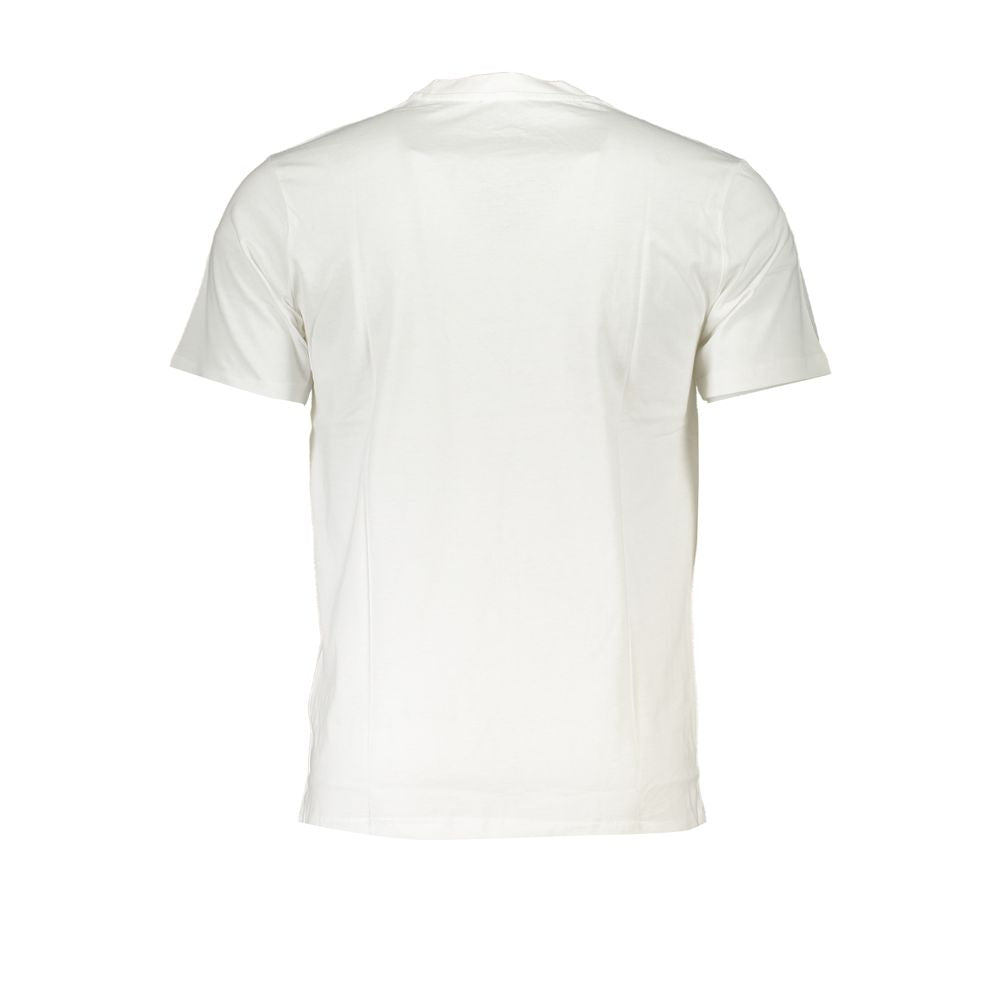 Cavalli Class White Cotton T-Shirt -   -  Cavalli Class.
