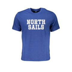 North Sails Blue Cotton T-Shirt -   -  North Sails.