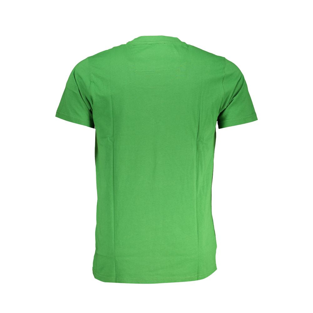 Cavalli Class Green Cotton T-Shirt -   -  Cavalli Class.