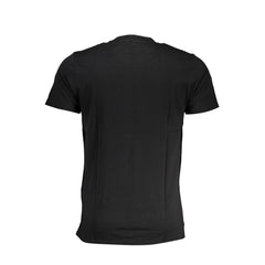 Cavalli Class Black Cotton T-Shirt -   -  Cavalli Class.