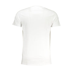 Cavalli Class White Cotton T-Shirt -   -  Cavalli Class.