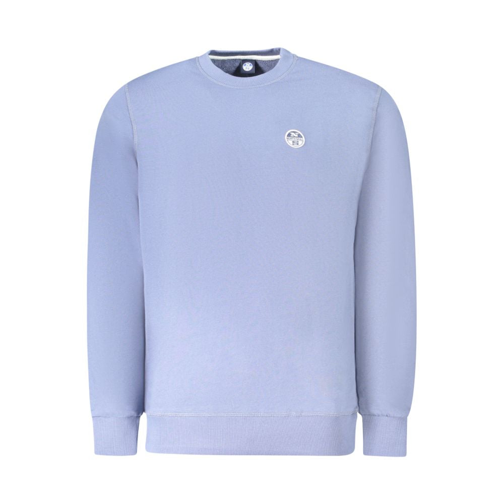 North Sails Blue Cotton Men Sweater -   -  North Sails.