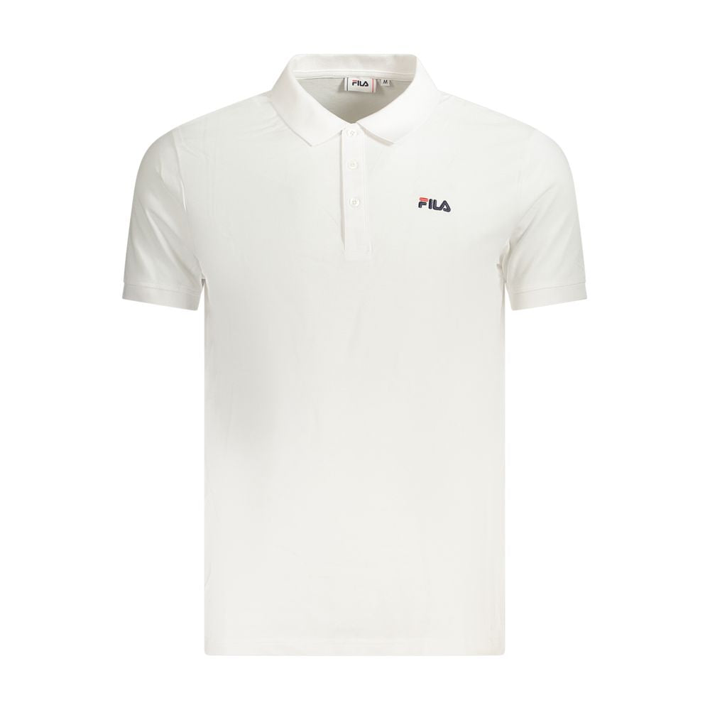 Fila White Cotton Men Polo Shirt -   -  Fila.
