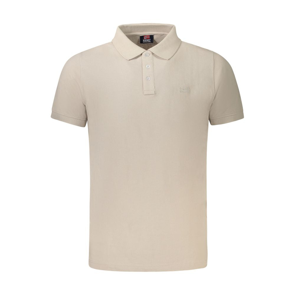 Norway 1963 Beige Cotton Polo Shirt -   -  Norway 1963.