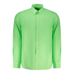 North Sails Green Cotton Men Shirt -   -  North Sails.