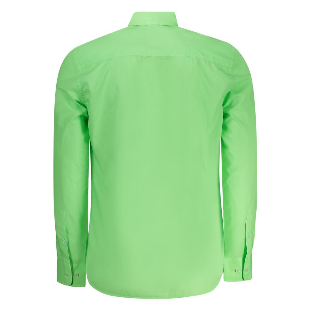 North Sails Green Cotton Men Shirt -   -  North Sails.