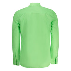 North Sails Green Cotton Men Shirt -   -  North Sails.